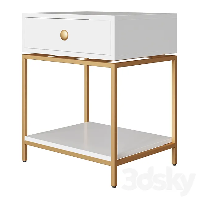 Bedside table “Fletch” 3DModel