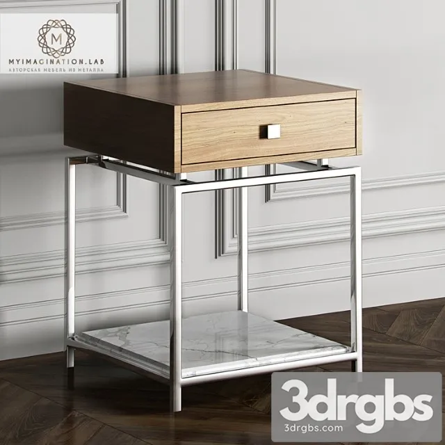 Bedside table from myimagination.lab 2 3D Model Free