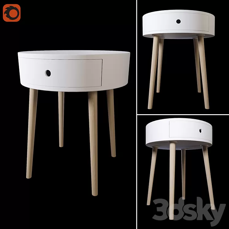 Bedside table LA REDOUTE SELISA 3D Model
