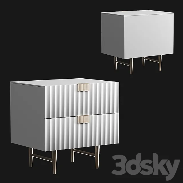 bedside table LaLume 3D Model