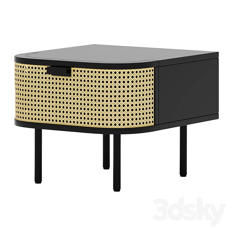 Bedside table Male 3D Model Free