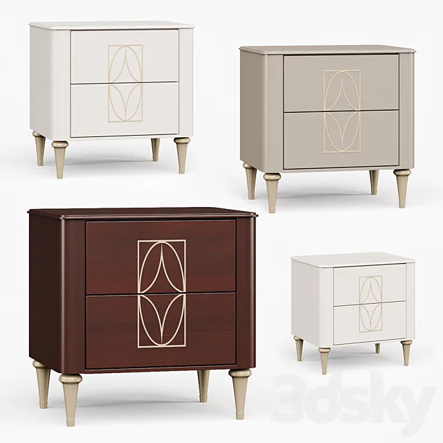 Bedside table Mugali Maria 3DModel