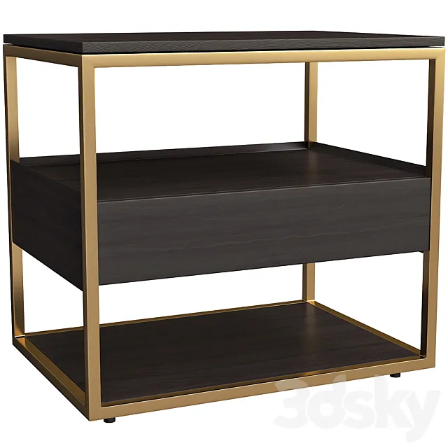 Bedside table parker 3D Model