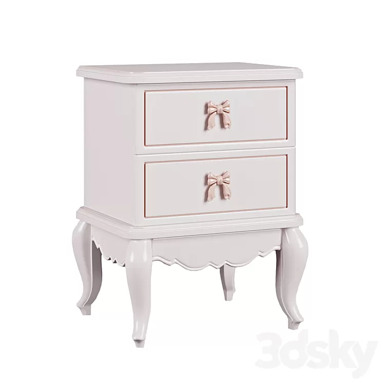 Bedside table Princess Angelicroom PR-13 3D Model