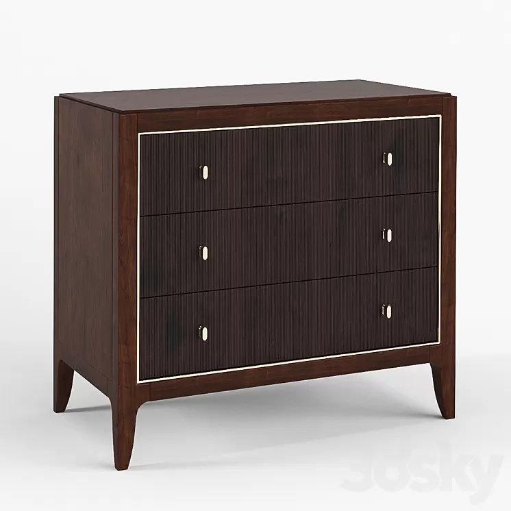 Bedside table Reed At Night Caracole