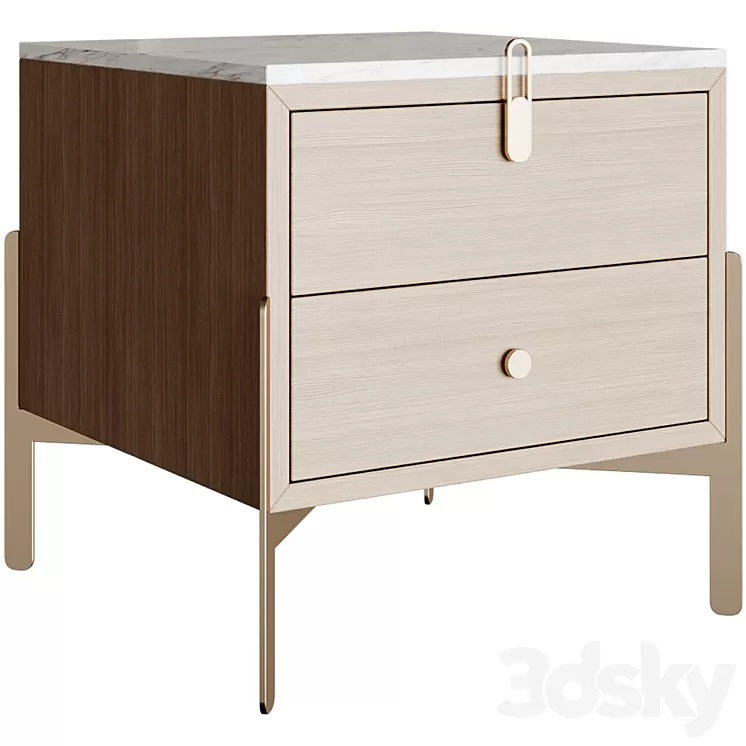 Bedside table ROLF BENZ 914 3D Model Free