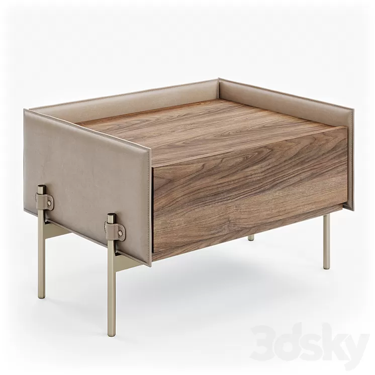 Bedside table V247 Aston Martin 3D Model Free