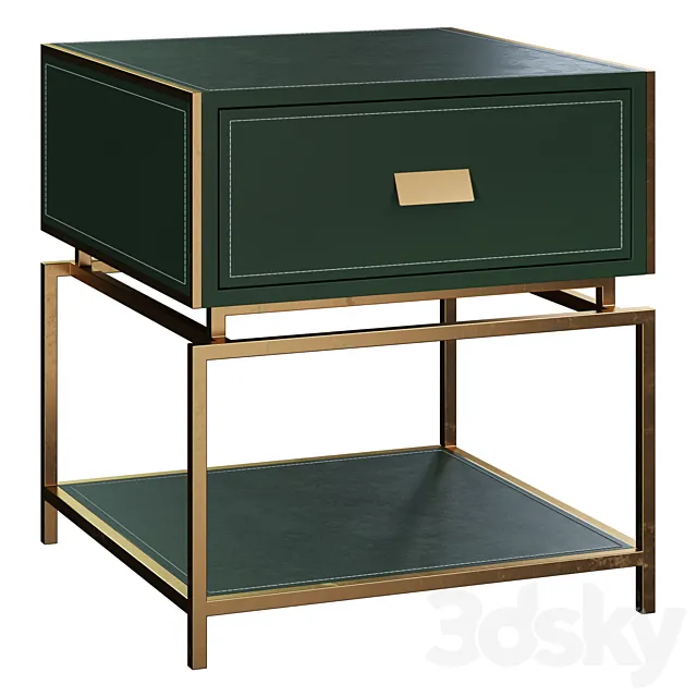 Bedside table with drawer Arabel 3D Model