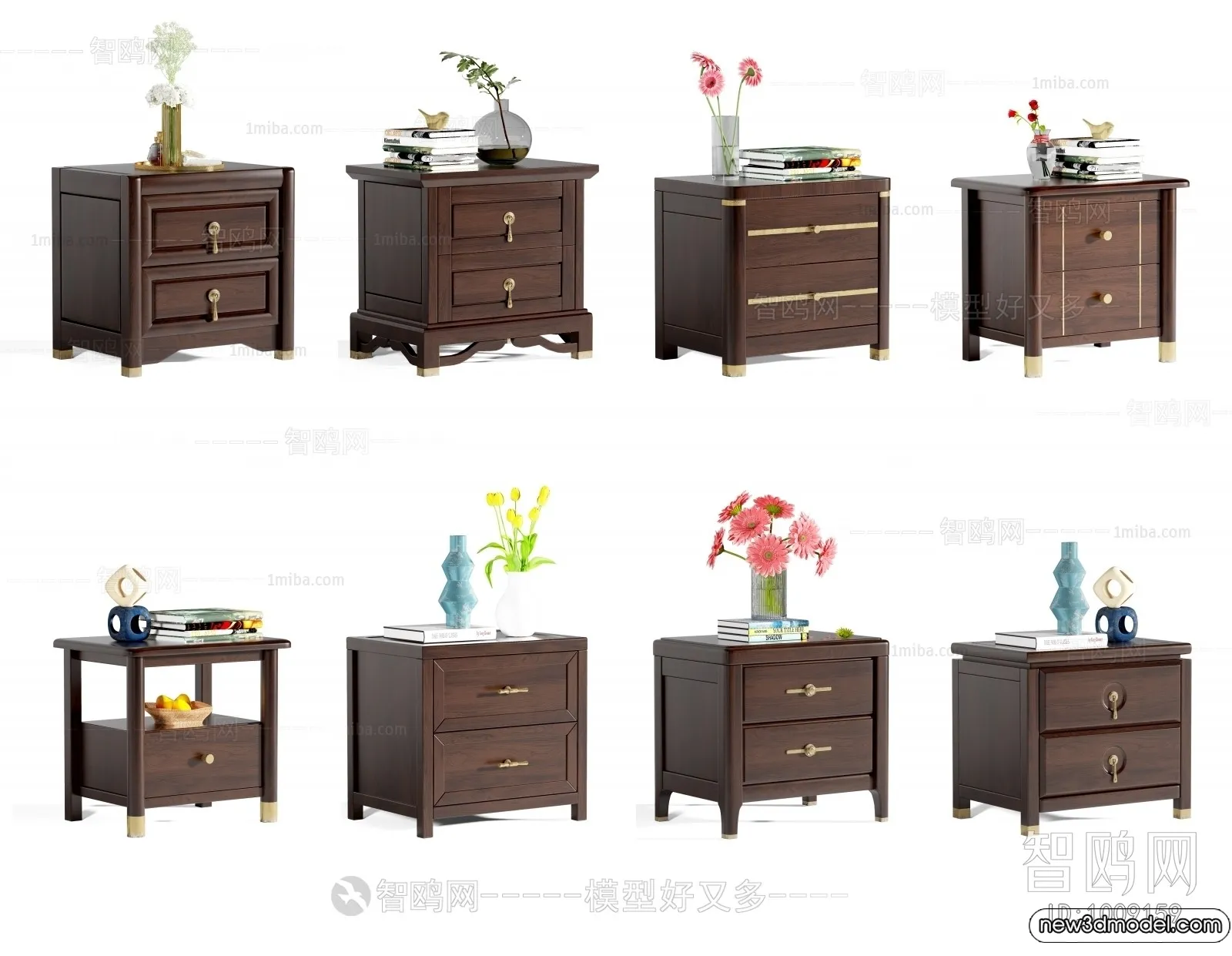 Bedside Tables - 3D Furniture Models - 009