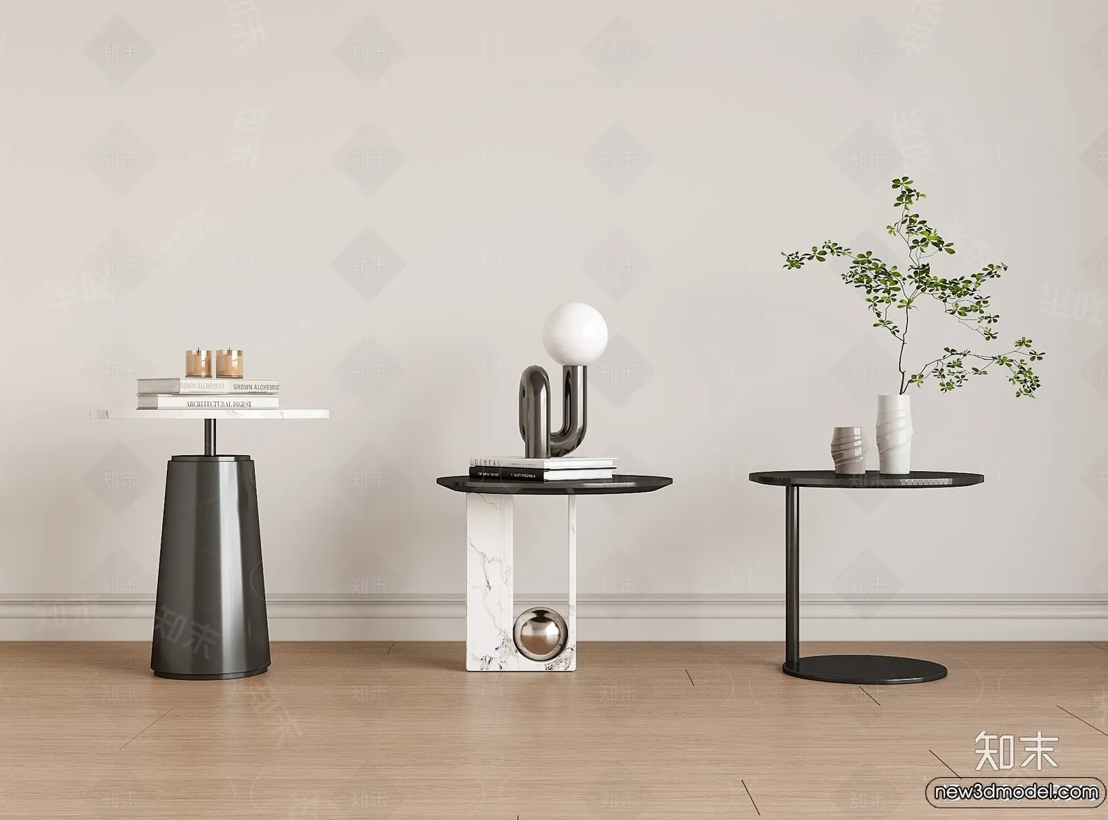 Bedside Tables - 3D Furniture Models - 013