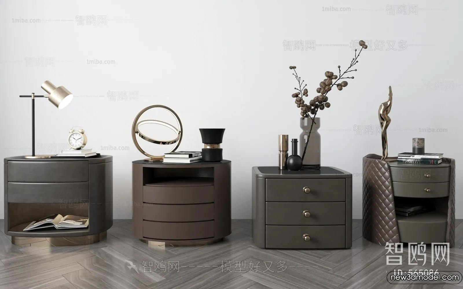 Bedside Tables - 3D Furniture Models - 017