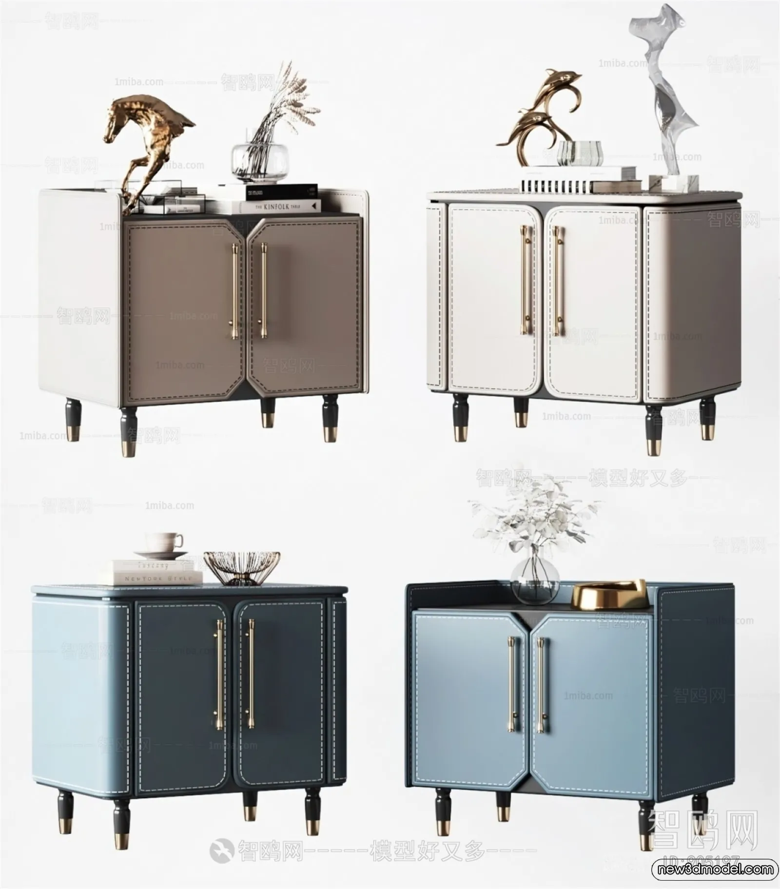 Bedside Tables - 3D Furniture Models - 021