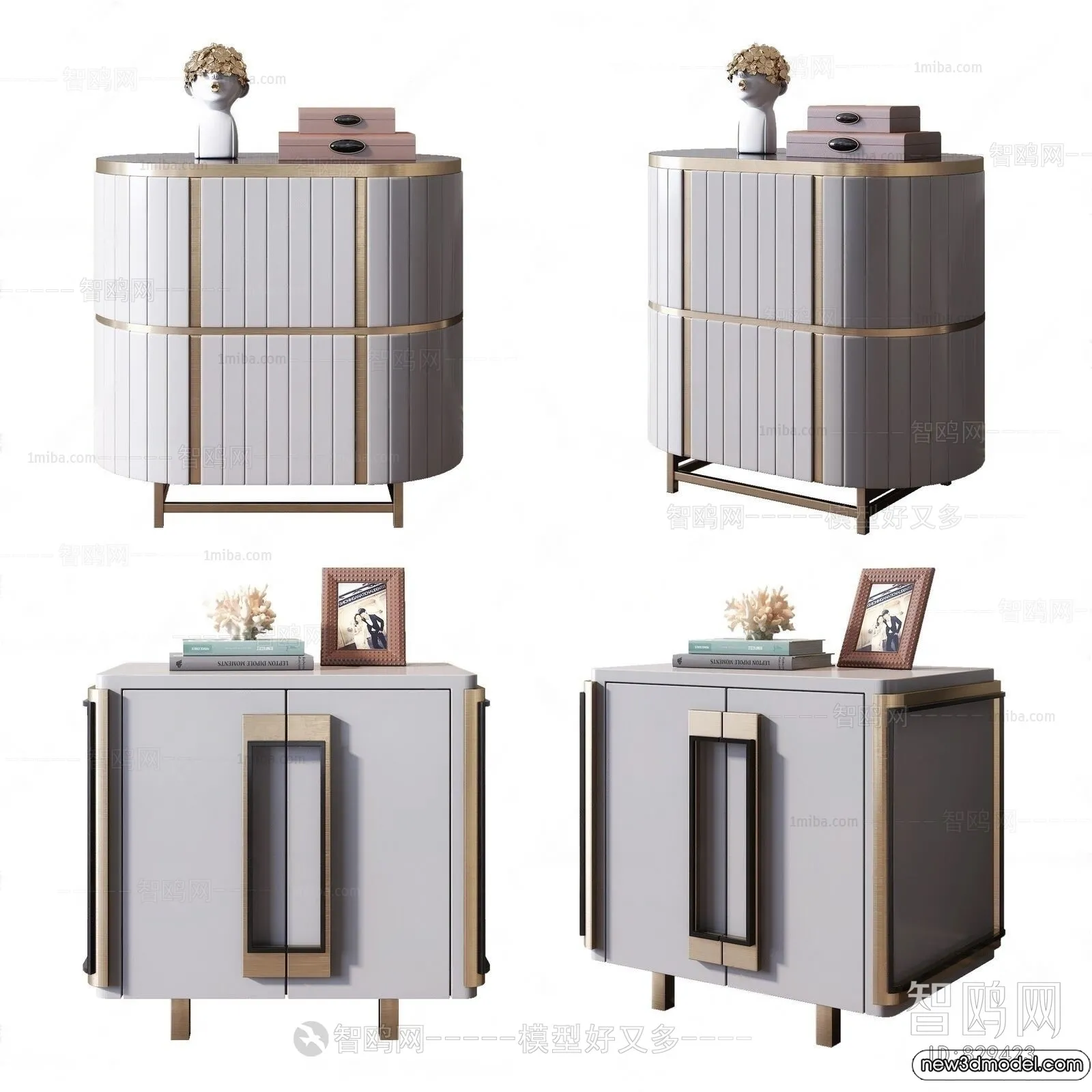 Bedside Tables - 3D Furniture Models - 025