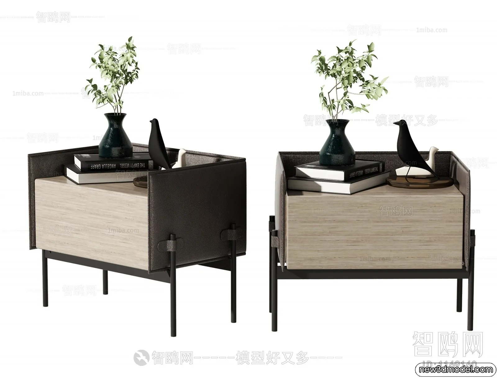 Bedside Tables - 3D Furniture Models - 027