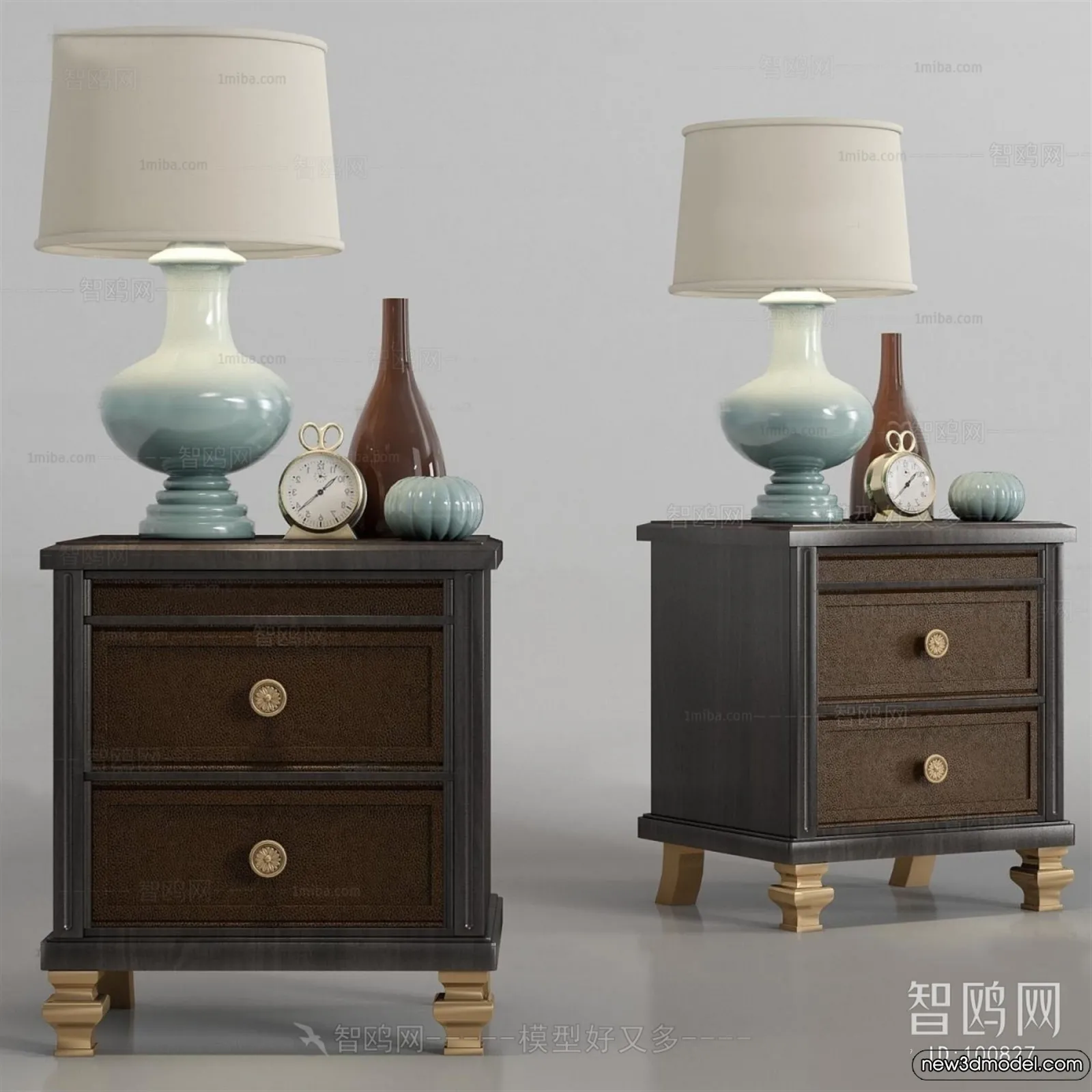 Bedside Tables - 3D Furniture Models - 053