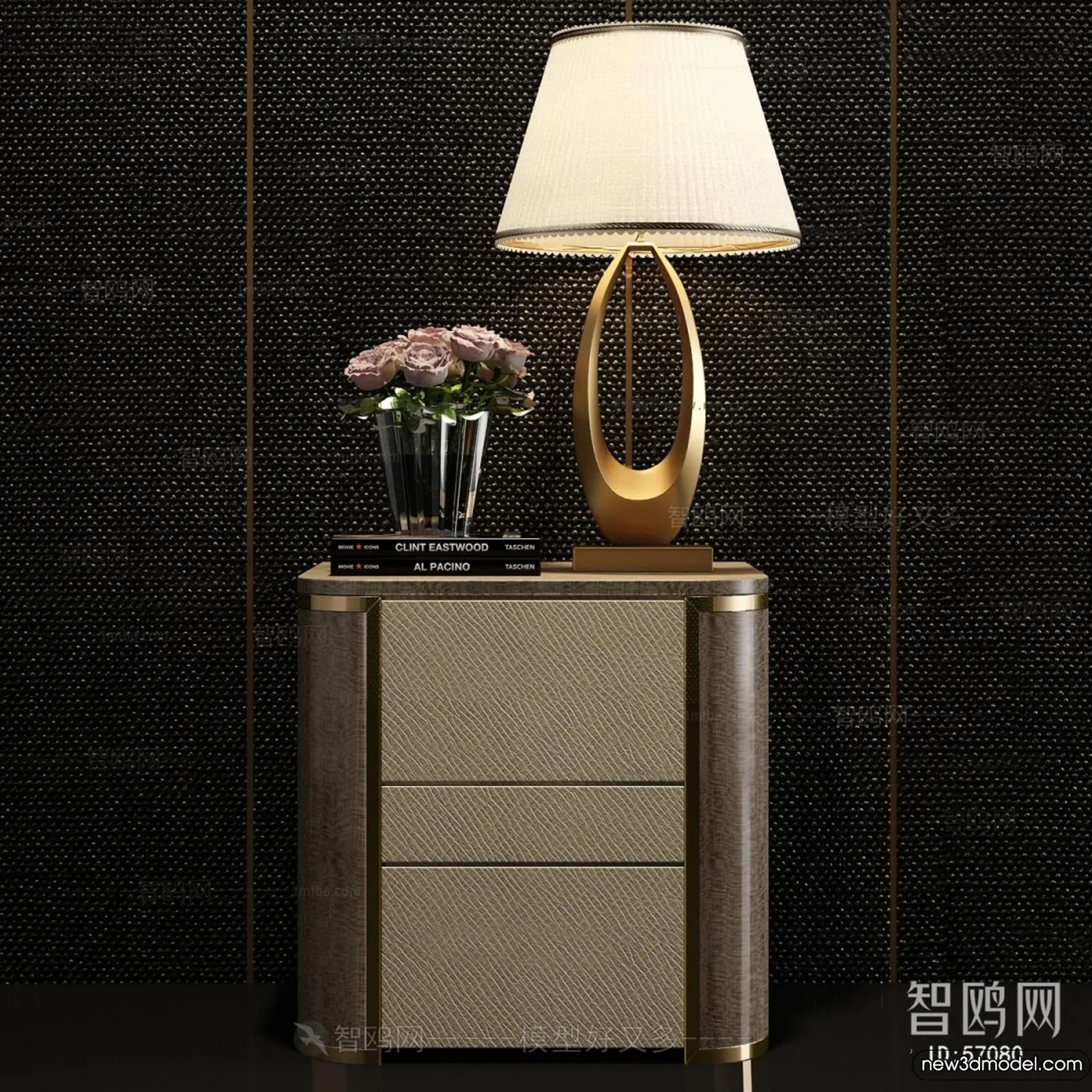 Bedside Tables - 3D Furniture Models - 059