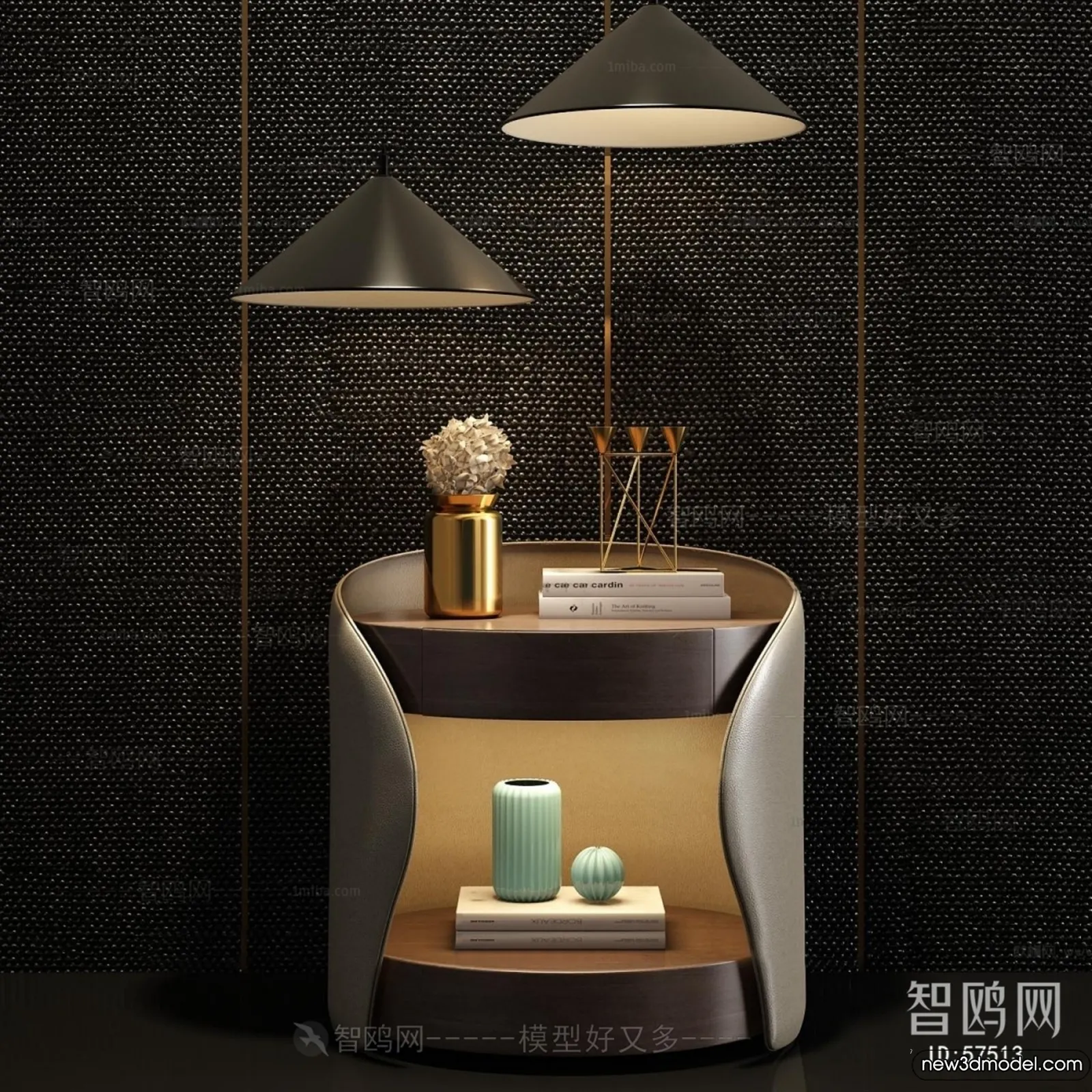 Bedside Tables - 3D Furniture Models - 061