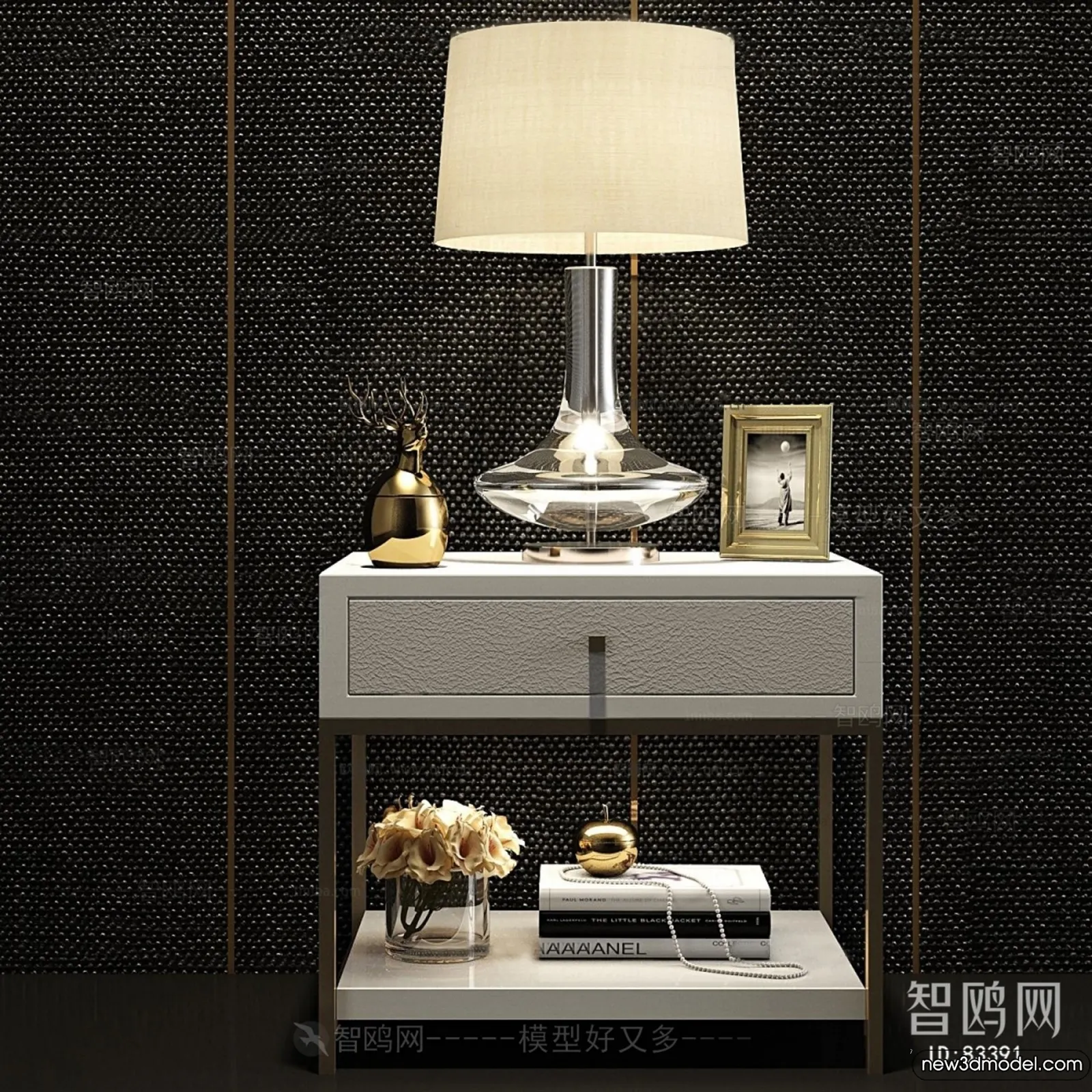 Bedside Tables - 3D Furniture Models - 065