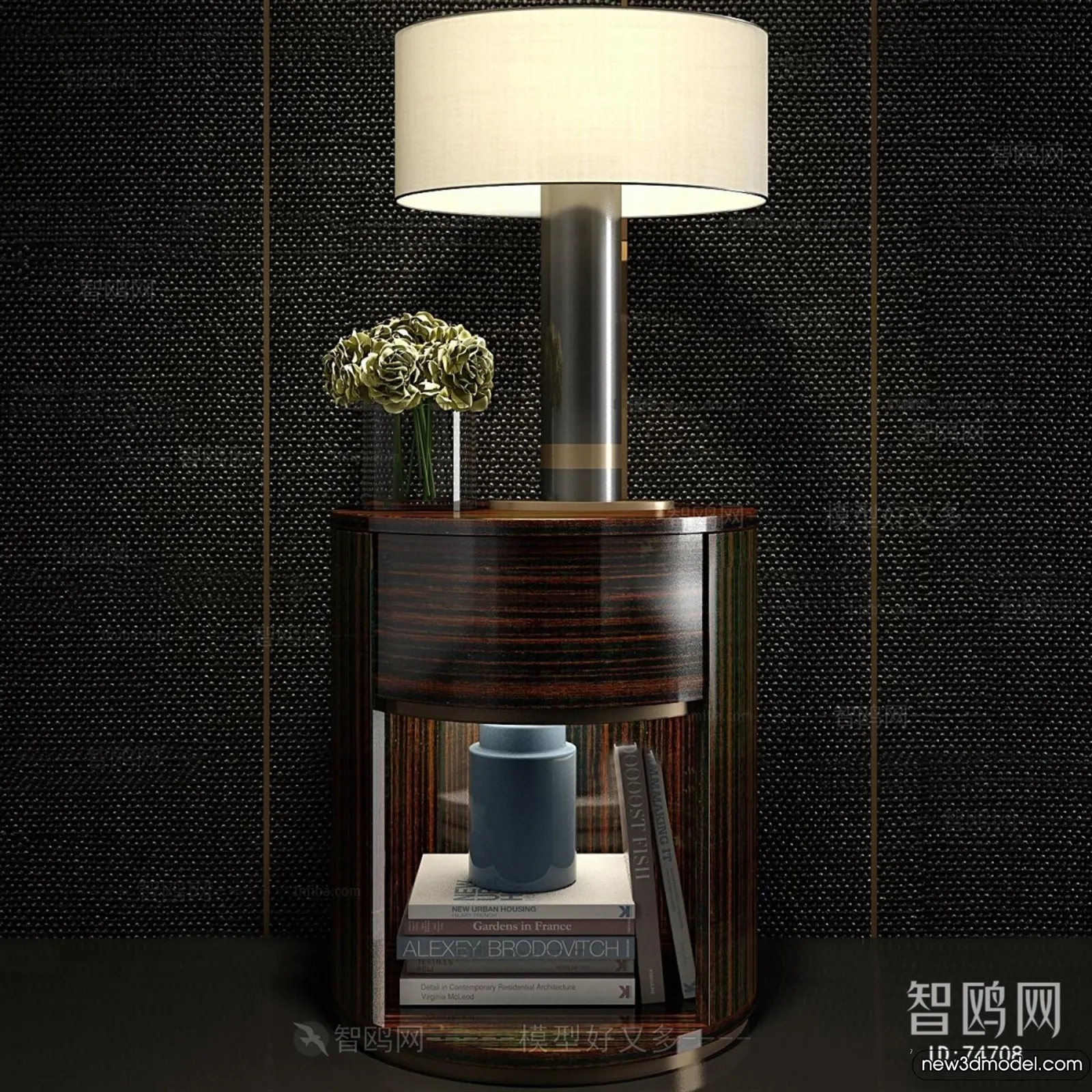 Bedside Tables - 3D Furniture Models - 077