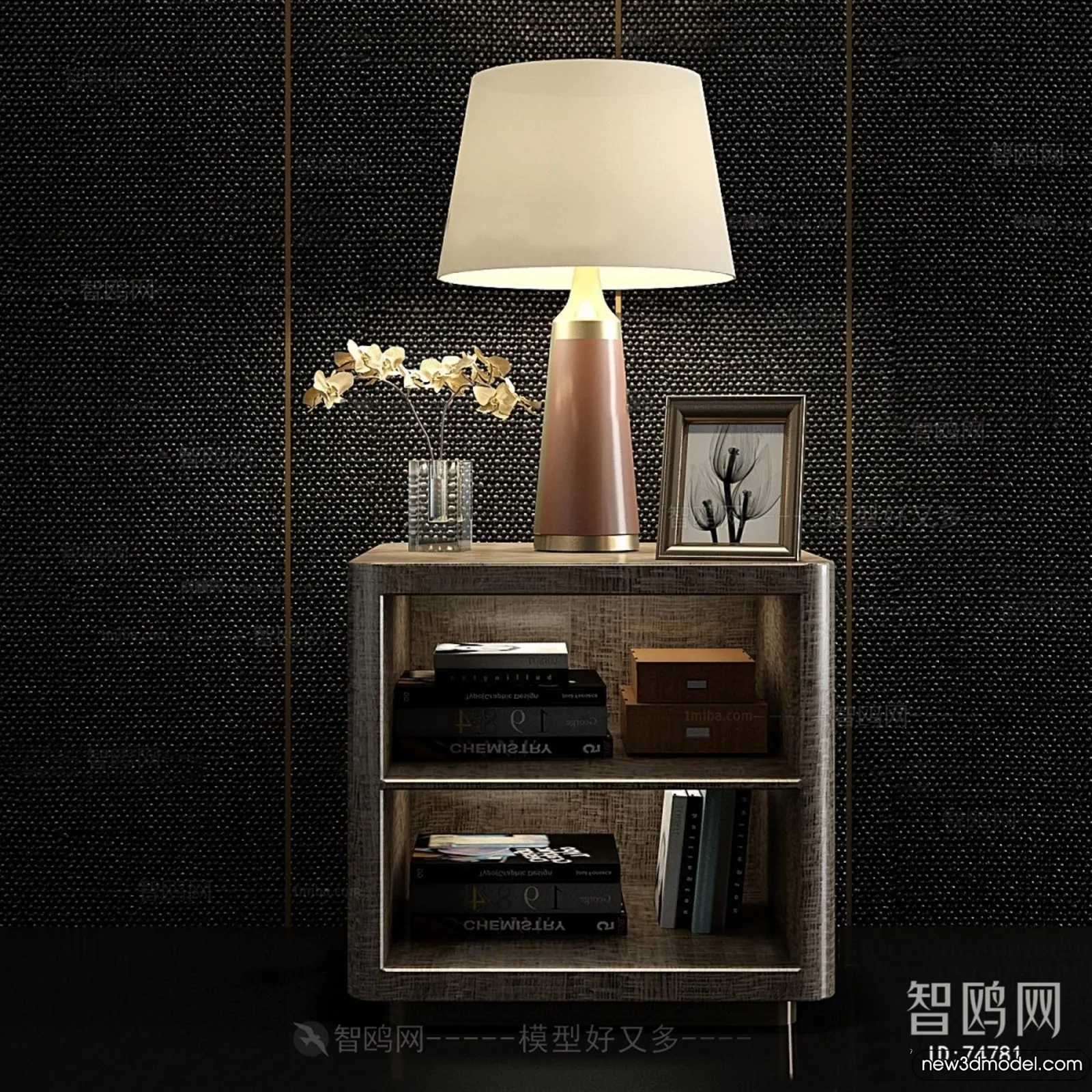 Bedside Tables - 3D Furniture Models - 078