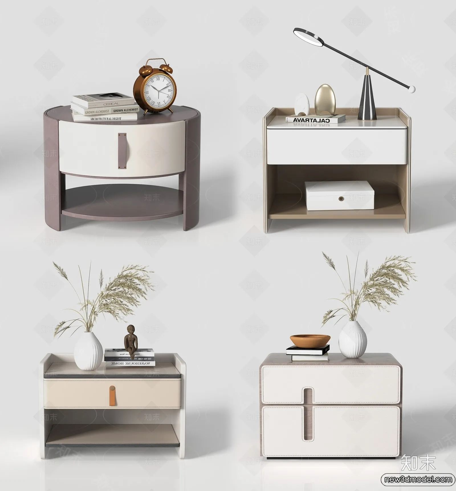 Bedside Tables - 3D Furniture Models - 079