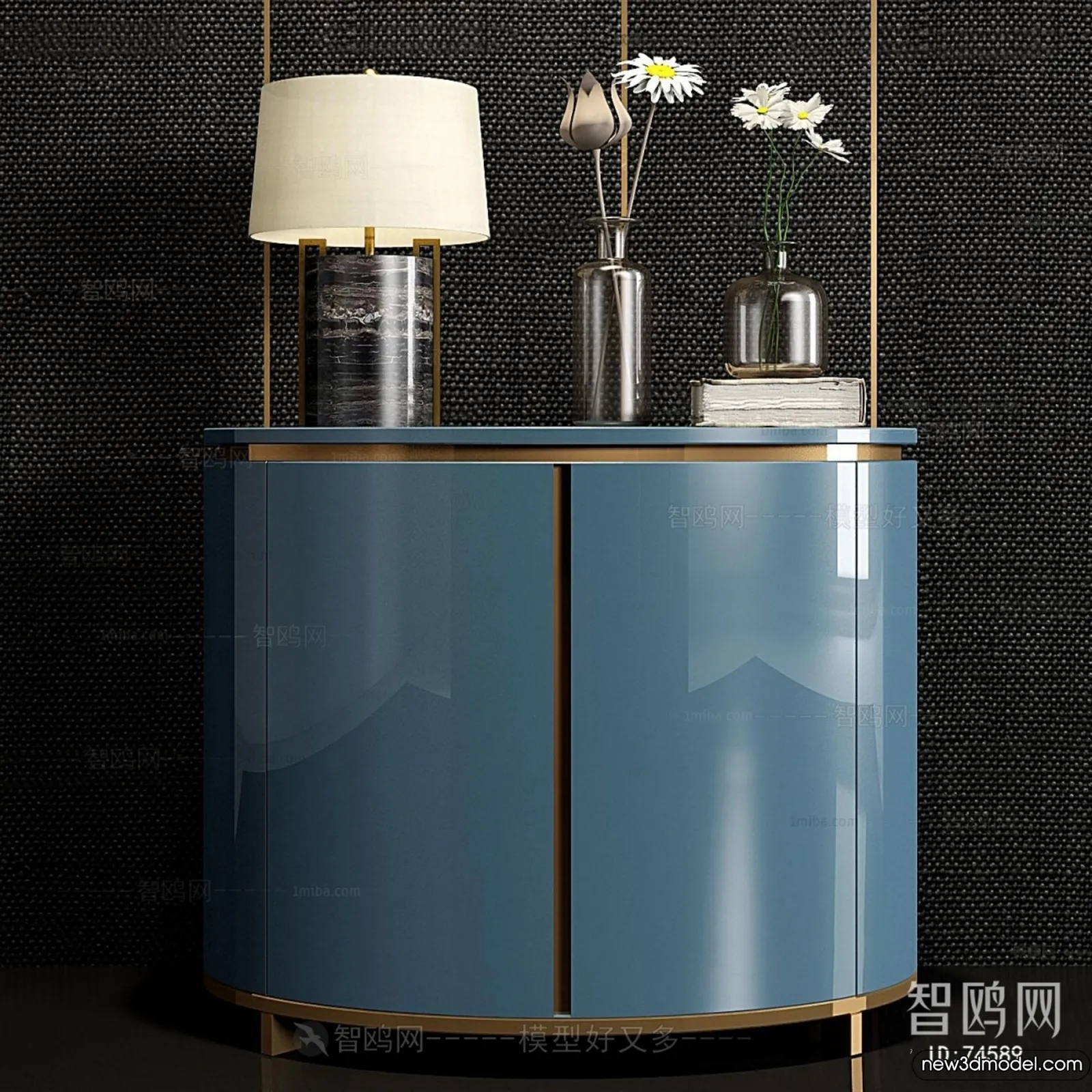 Bedside Tables - 3D Furniture Models - 088