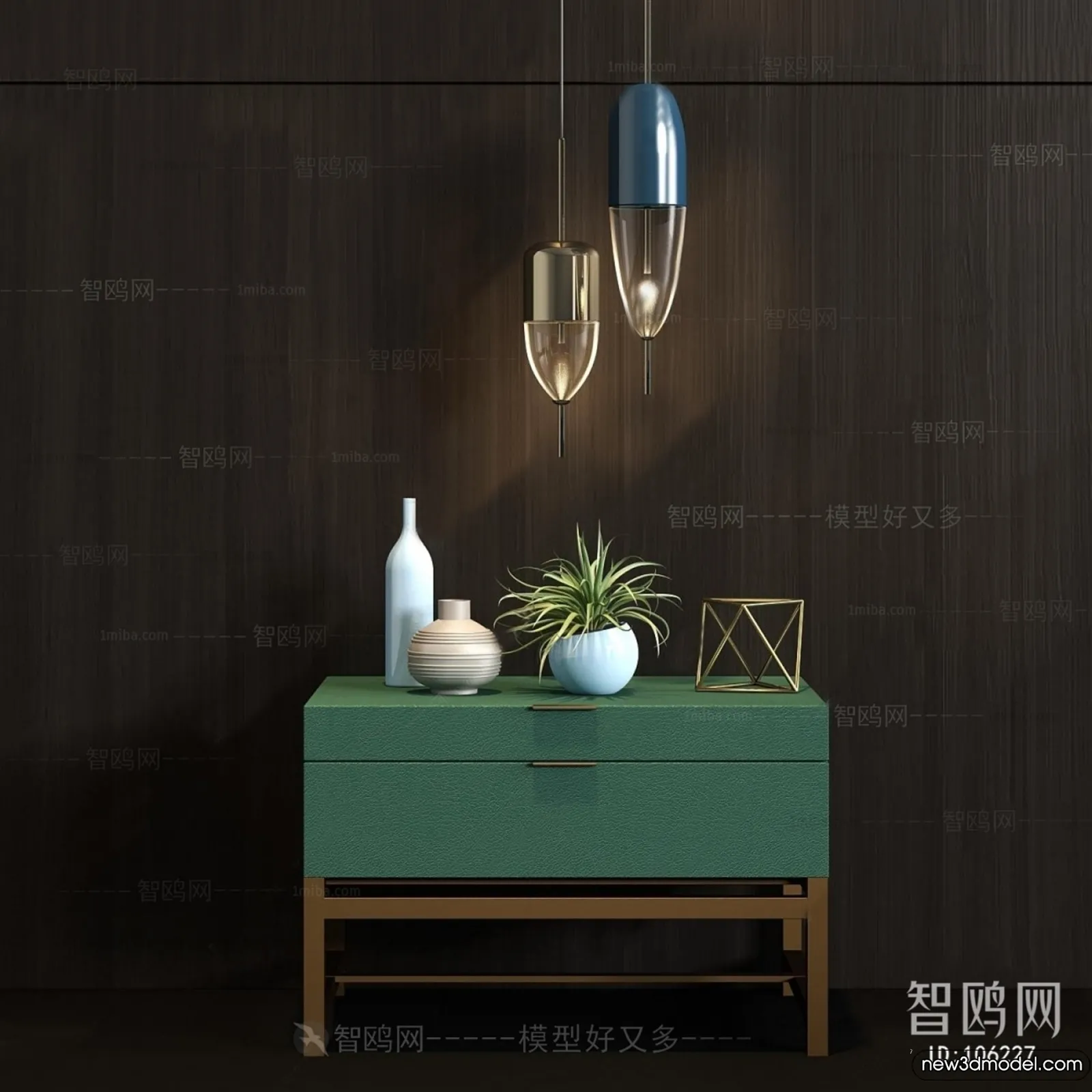 Bedside Tables - 3D Furniture Models - 092