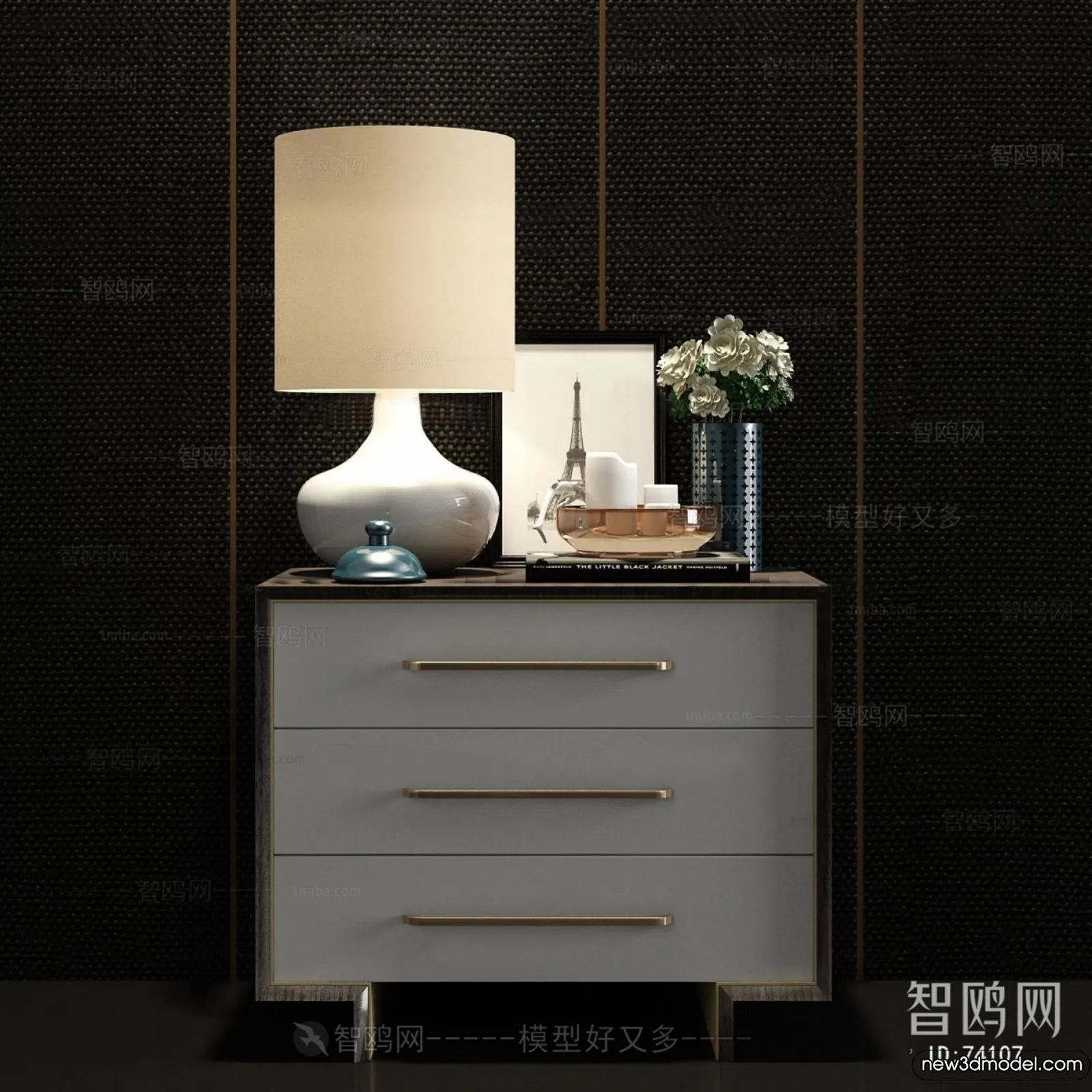 Bedside Tables - 3D Furniture Models - 100