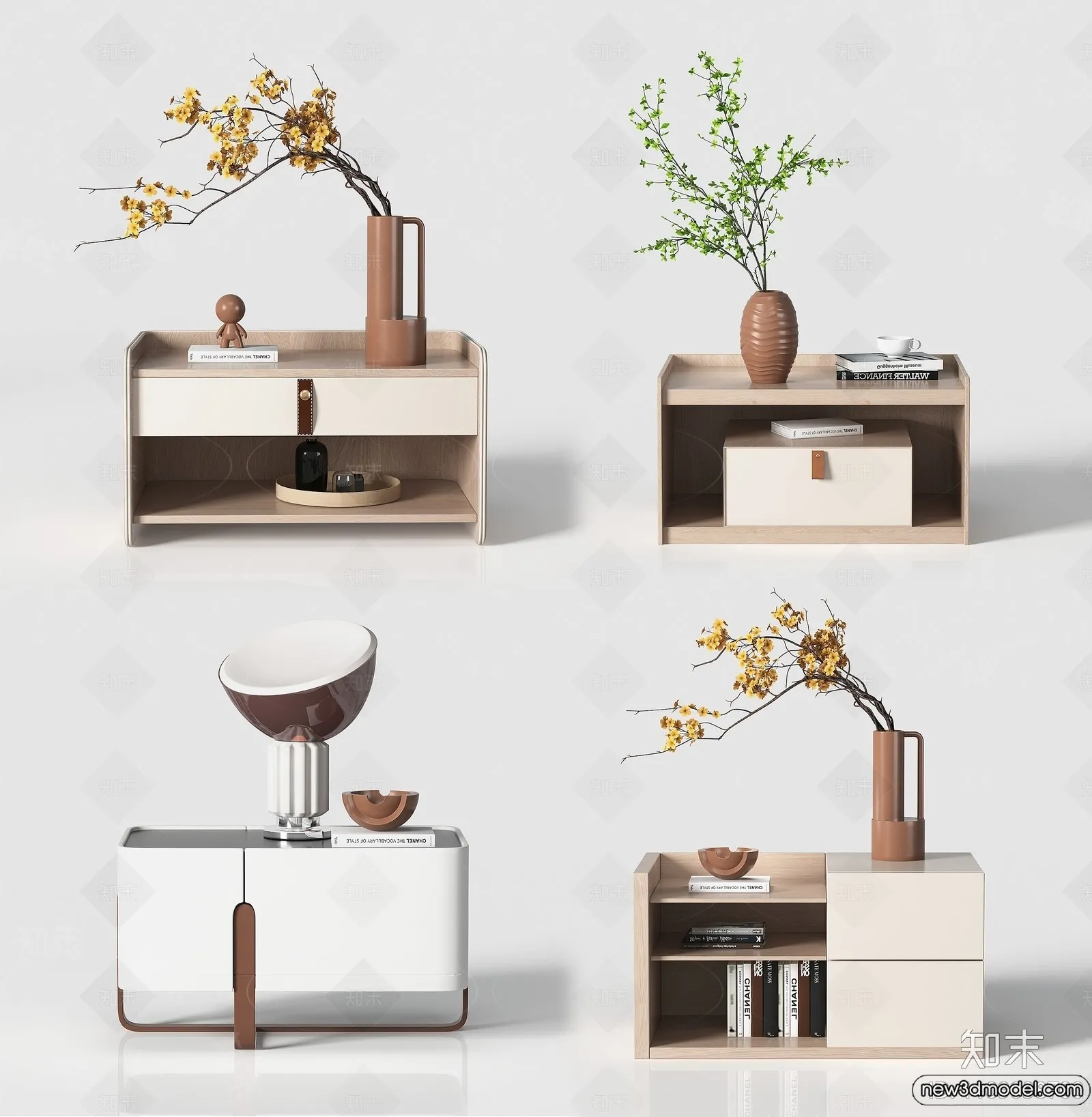 Bedside Tables - 3D Furniture Models - 101