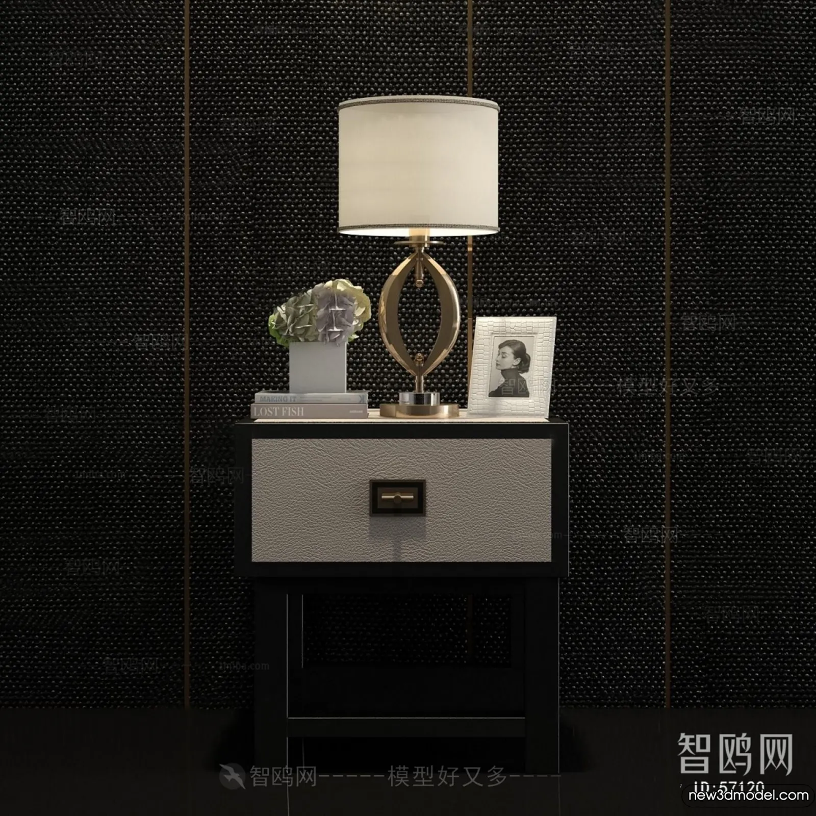 Bedside Tables - 3D Furniture Models - 102
