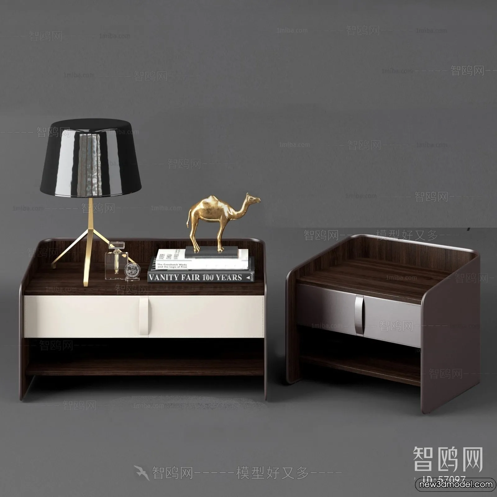 Bedside Tables - 3D Furniture Models - 106