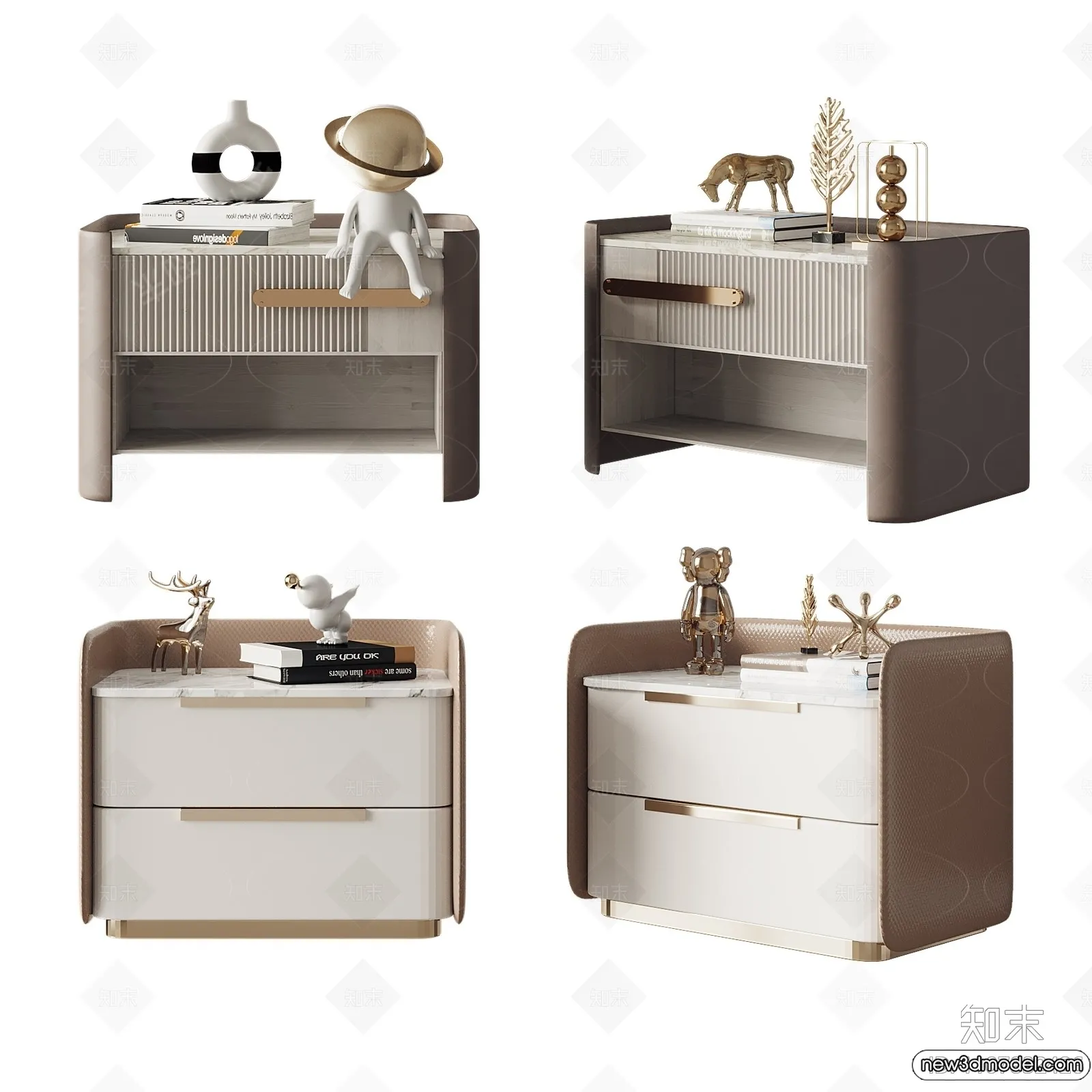 Bedside Tables - 3D Furniture Models - 110