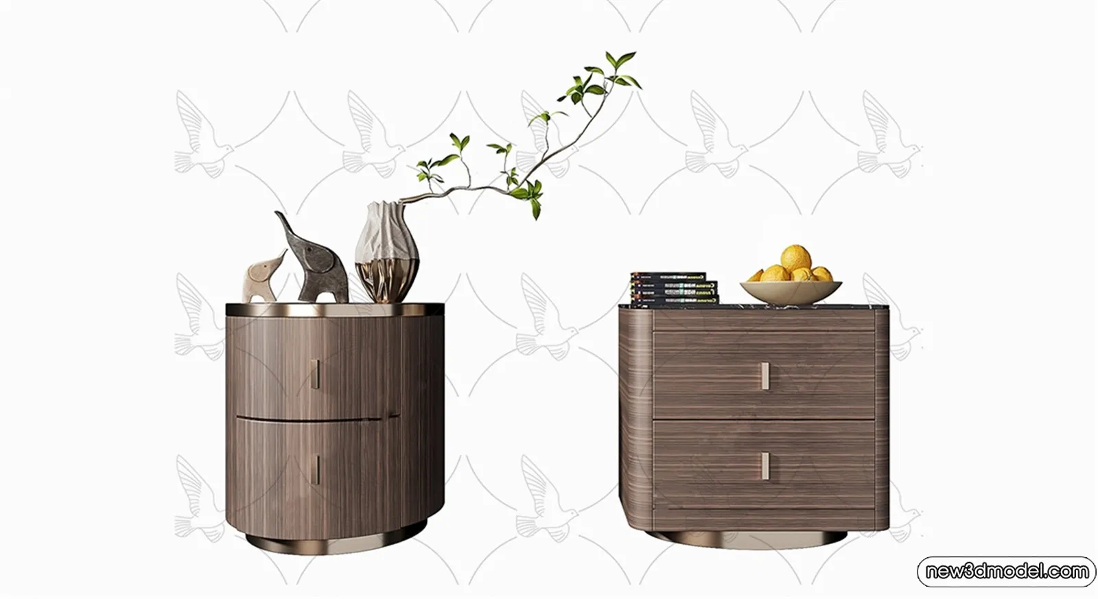 Bedside Tables - 3D Furniture Models - 111