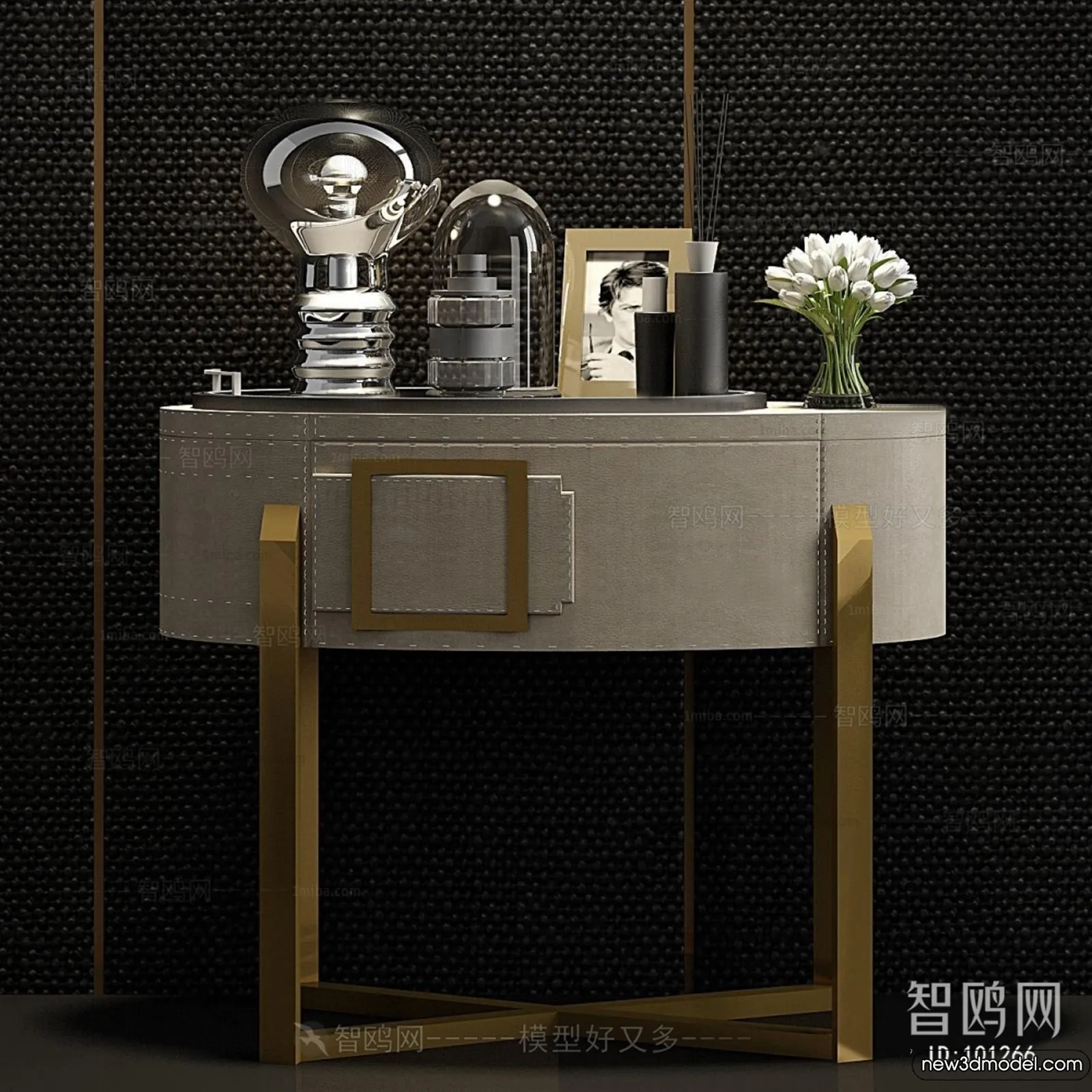 Bedside Tables - 3D Furniture Models - 134