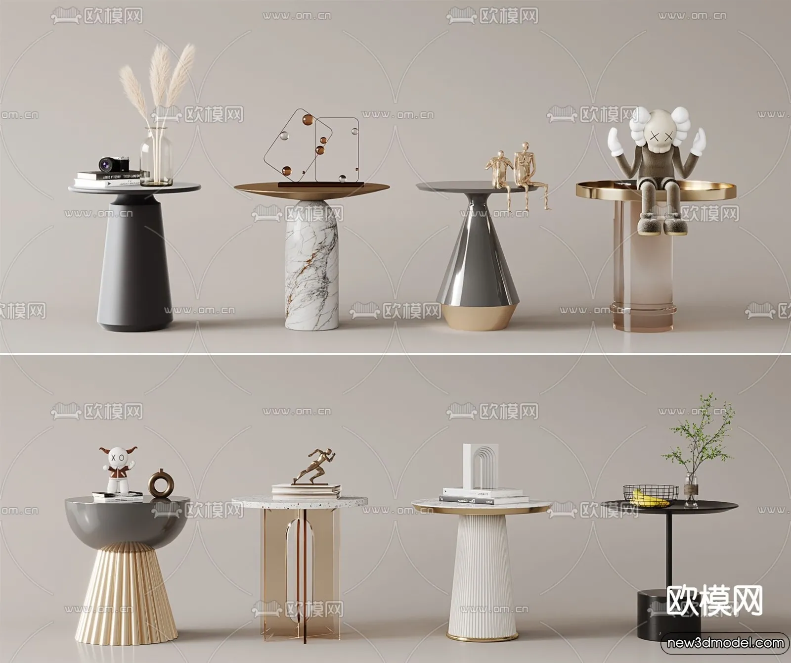 Bedside Tables - 3D Furniture Models - 138