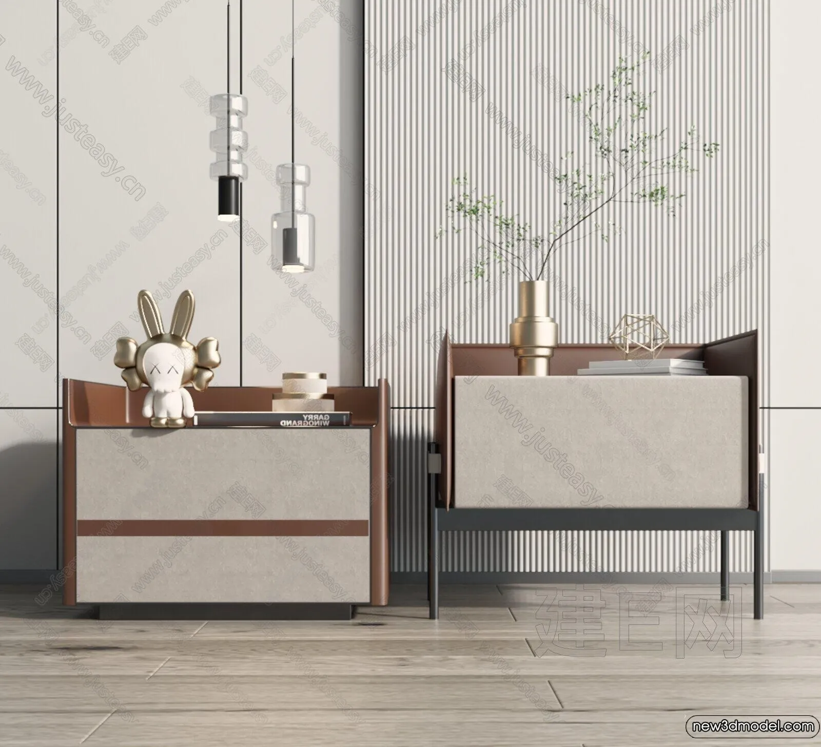 Bedside Tables - 3D Furniture Models - 148