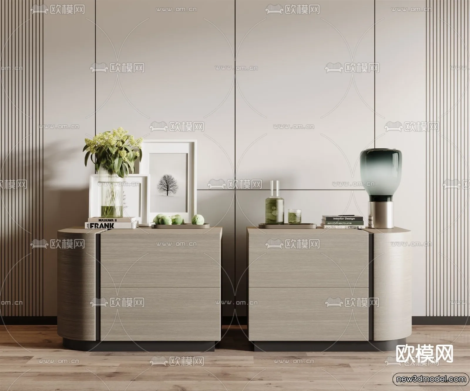 Bedside Tables - 3D Furniture Models - 150