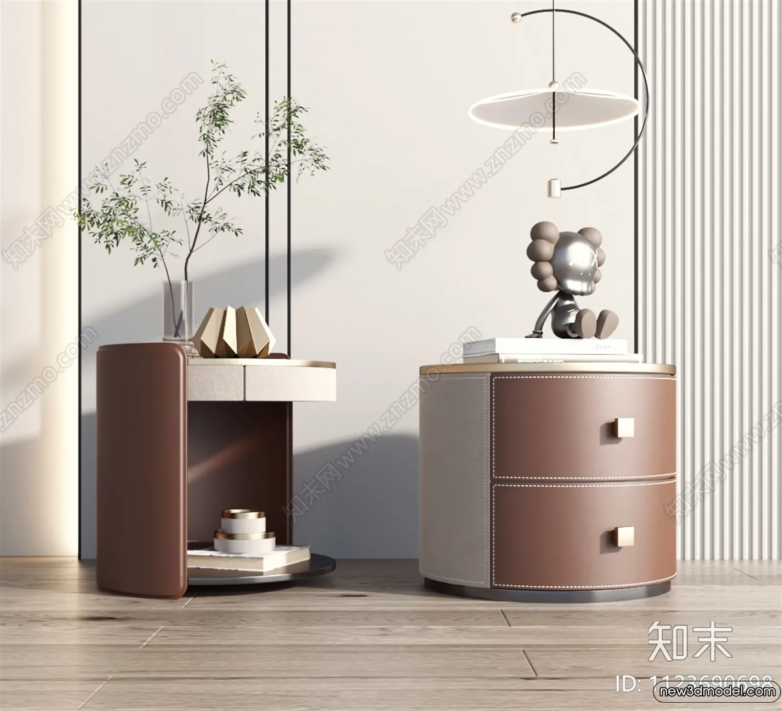 Bedside Tables - 3D Furniture Models - 154