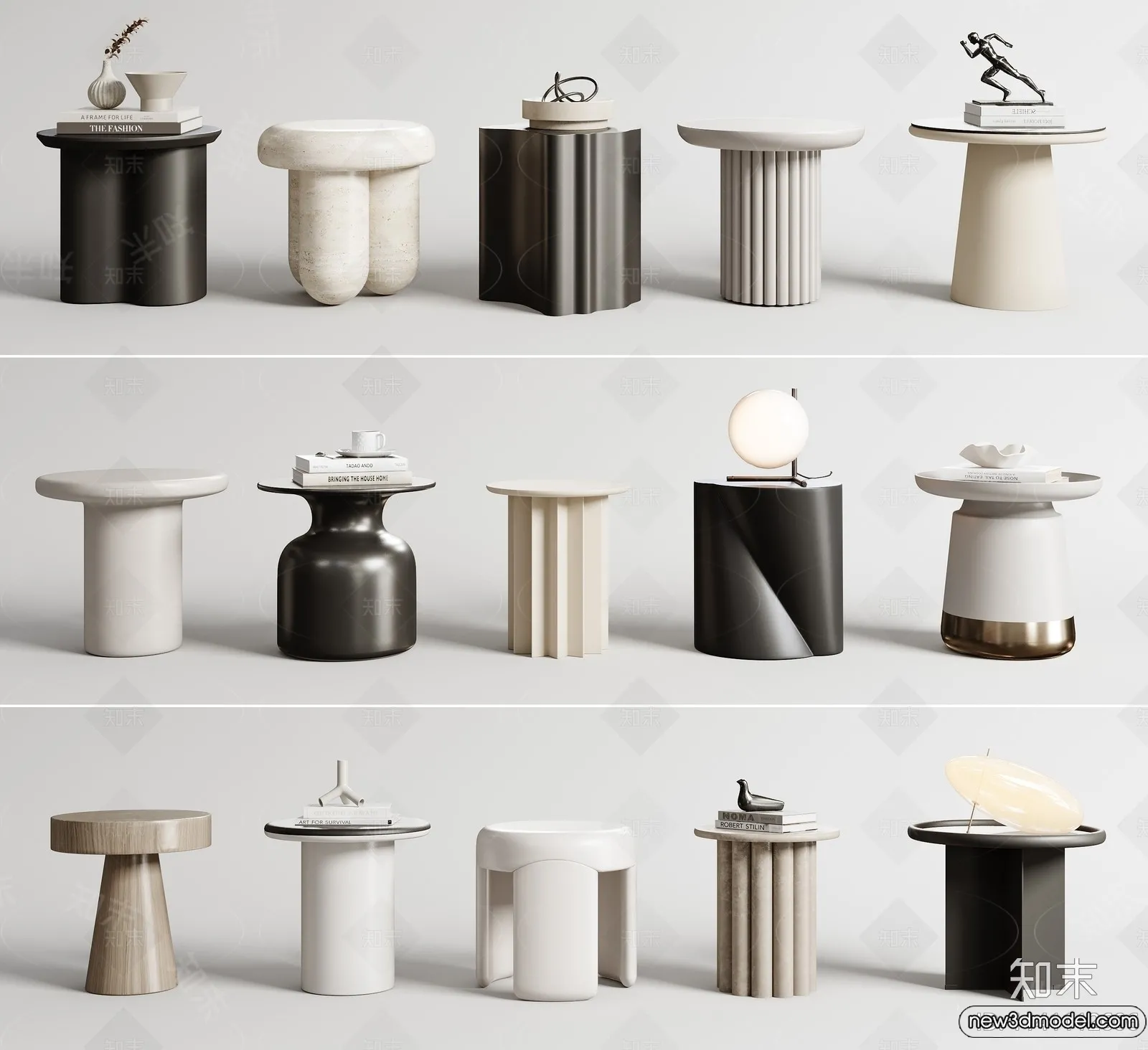 Bedside Tables - 3D Furniture Models - 159