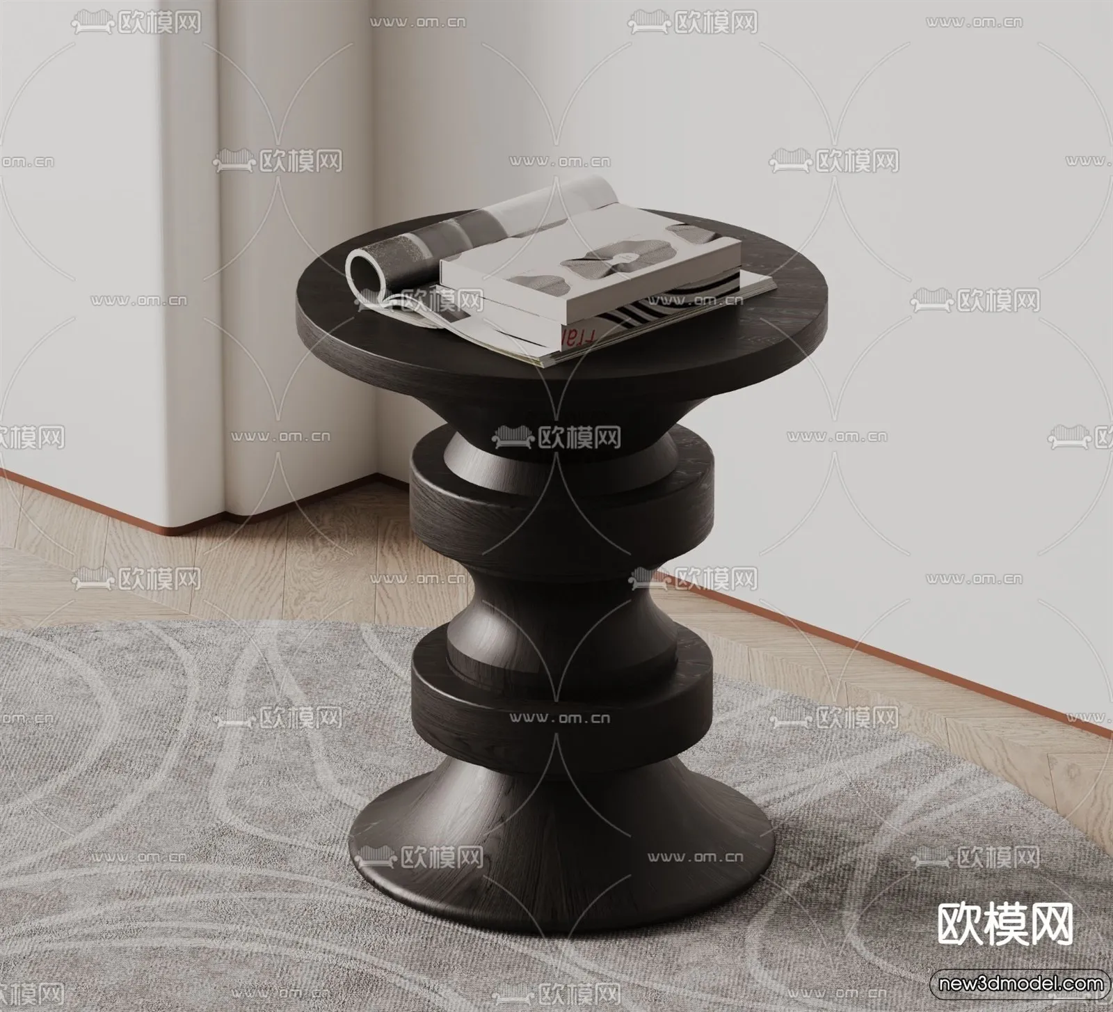 Bedside Tables - 3D Furniture Models - 174