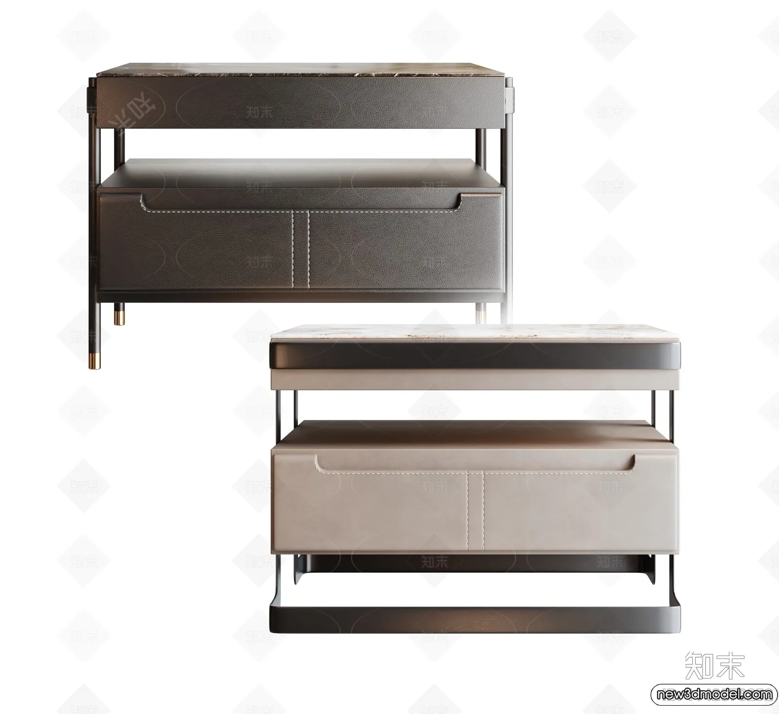 Bedside Tables - 3D Furniture Models - 177