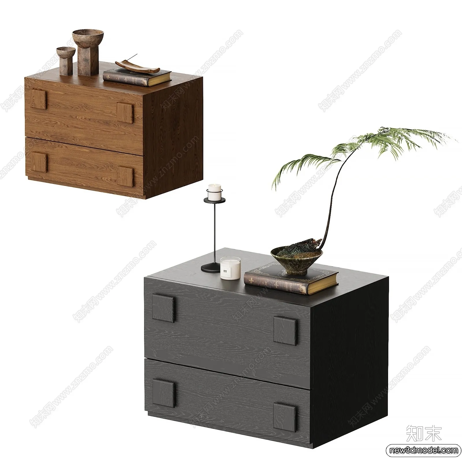 Bedside Tables - 3D Furniture Models - 181