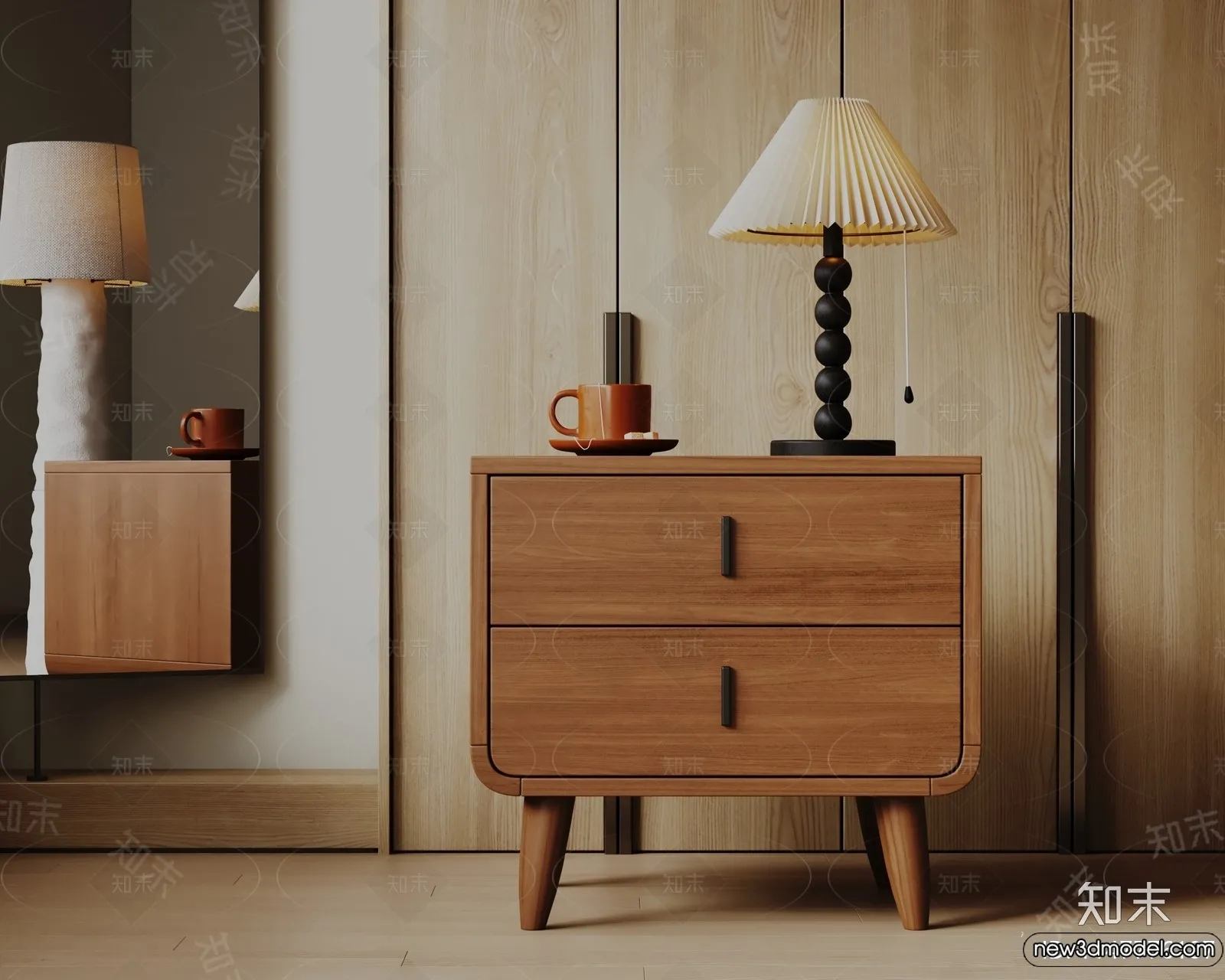 Bedside Tables - 3D Furniture Models - 182