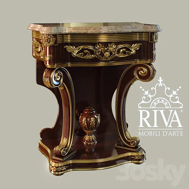 Bedside tables Riva Mobili D`Arte 3D Model