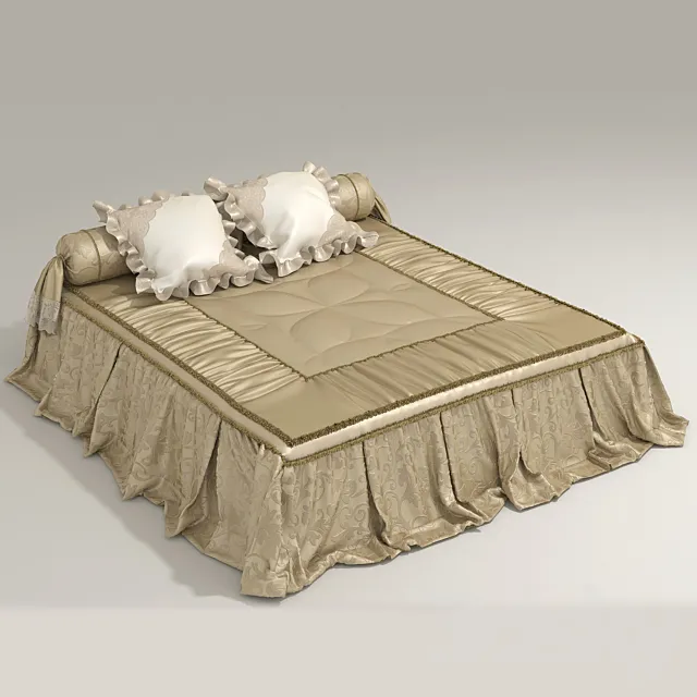 Bedspread classic. 3DModel