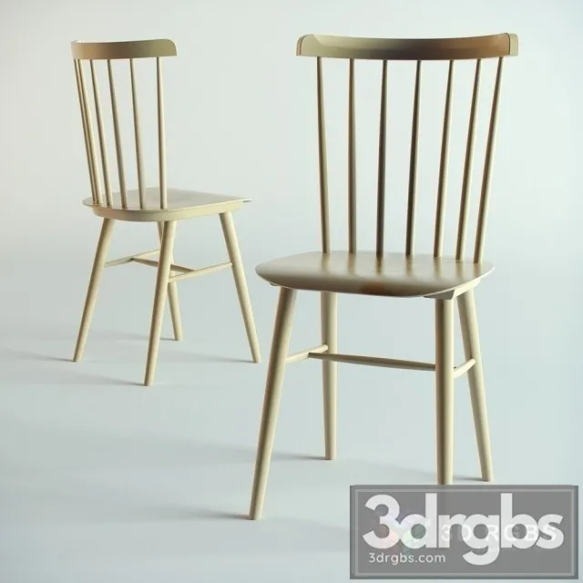 Beech Ironica Chair 02 3D Model Free