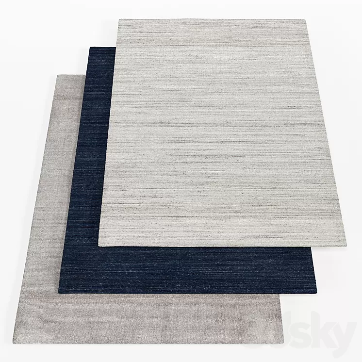 Beecher Beige Rug 3D Model