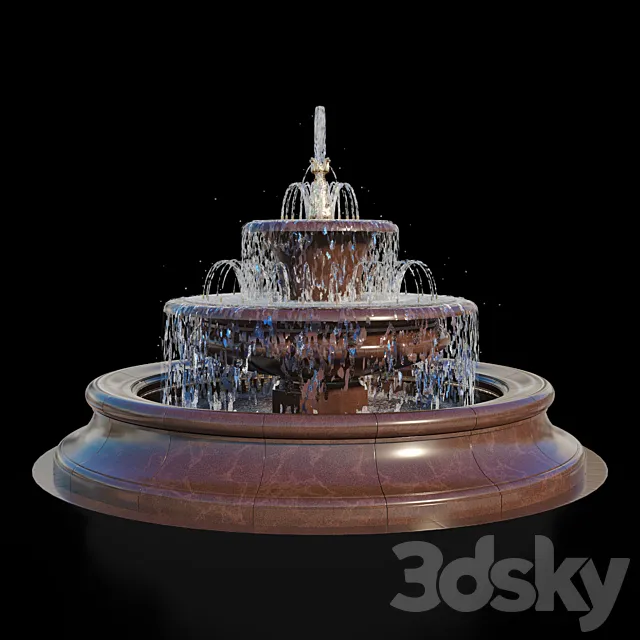 Bees Fountain 3DModel