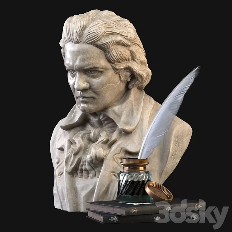 Beethoven bust 3D Model
