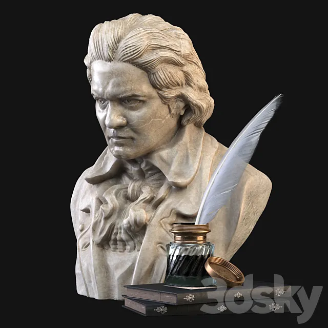 Beethoven bust 3DModel